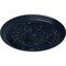 Ekena Millwork Damon Ceiling Medallion (Fits Canopies up to 3 3/8"), Hand-Painted Midnight Dream, 20"OD x 1 1/2"P CM20DAMDF - alternate 3